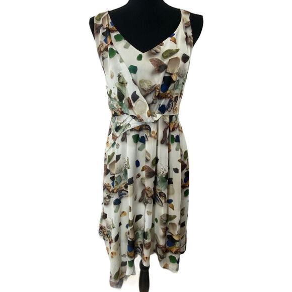 Anthropologie Meadow Rue Beach Treasure Sea Shells Dress 4 - Picture 1 of 8